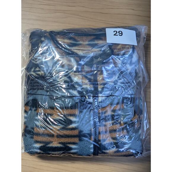 Artcic Image Grand Canyon West Aztec Print Fleece Jacket Medium 1/4 Zip Pullover - Picture 11 of 11